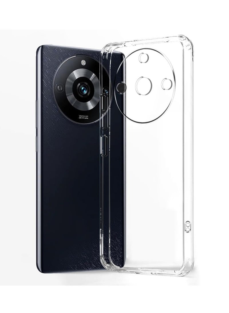 Techie Realme 11 Pro 5G / Realme 11 Pro Plus 5G TPU Soft Corner Ultra Slim Clear Case Shockproof Anti Fingerprint Transparent Protective Back Cover - Image 1
