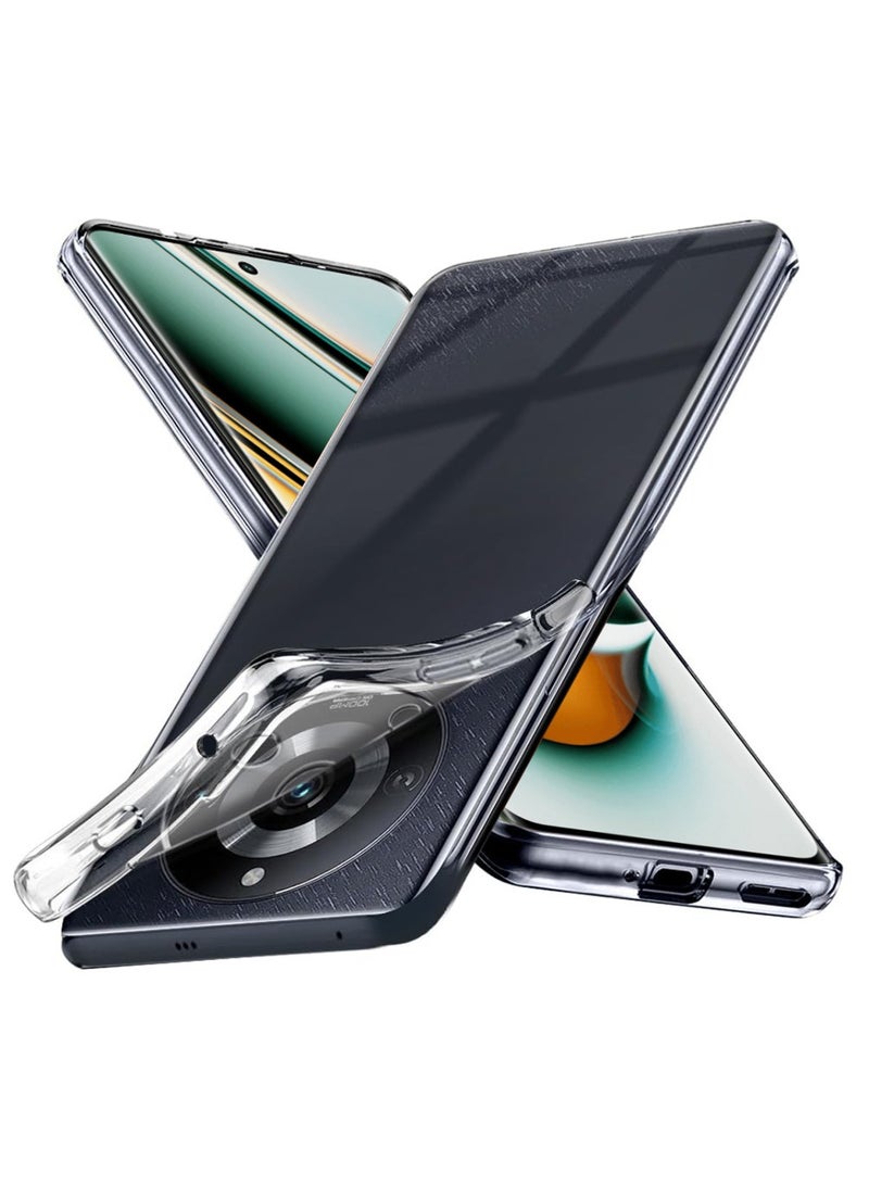 Techie Realme 11 Pro 5G / Realme 11 Pro Plus 5G TPU Soft Corner Ultra Slim Clear Case Shockproof Anti Fingerprint Transparent Protective Back Cover - Image 3