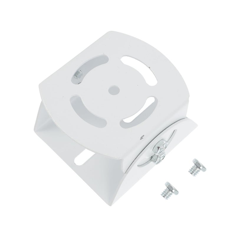 Wall Mount Security Camera Bracket, Adjustable Metal Support, White