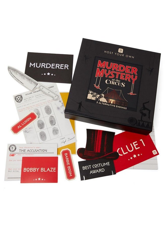 Talking Tables Talking Tables Circus Murder Mystery Game at Home Host Your Own Games Night and Solve The Crime for Dinner Party, Birthday, Entertainment for Adults, Teenagers,  - Image 5