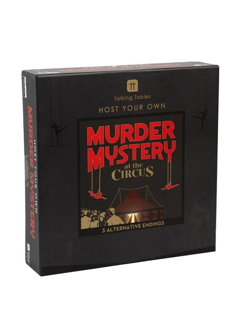 Talking Tables Circus Murder Mystery Game at Home Host Your Own Games Night and Solve The Crime for Dinner Party, Birthday, Entertainment for Adults, Teenagers,