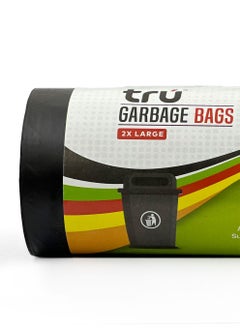 Tru Garbage Bags Compact Roll Black 105x125cm 67Gallon (10pc x 3Rolls ) 30bags  - Image 4