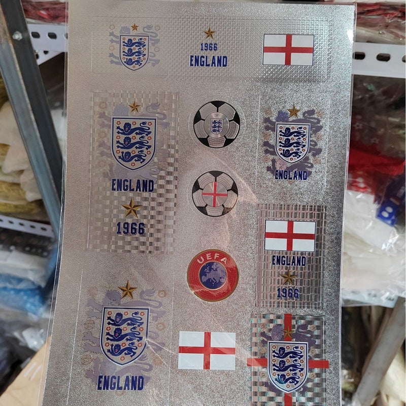 A4 Sticker Football Fan Decal*2PCS