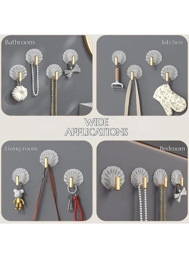 24pcs Strong Adhesive Wall Hooks for Keys Bags and Over Door Hanging - Image 5