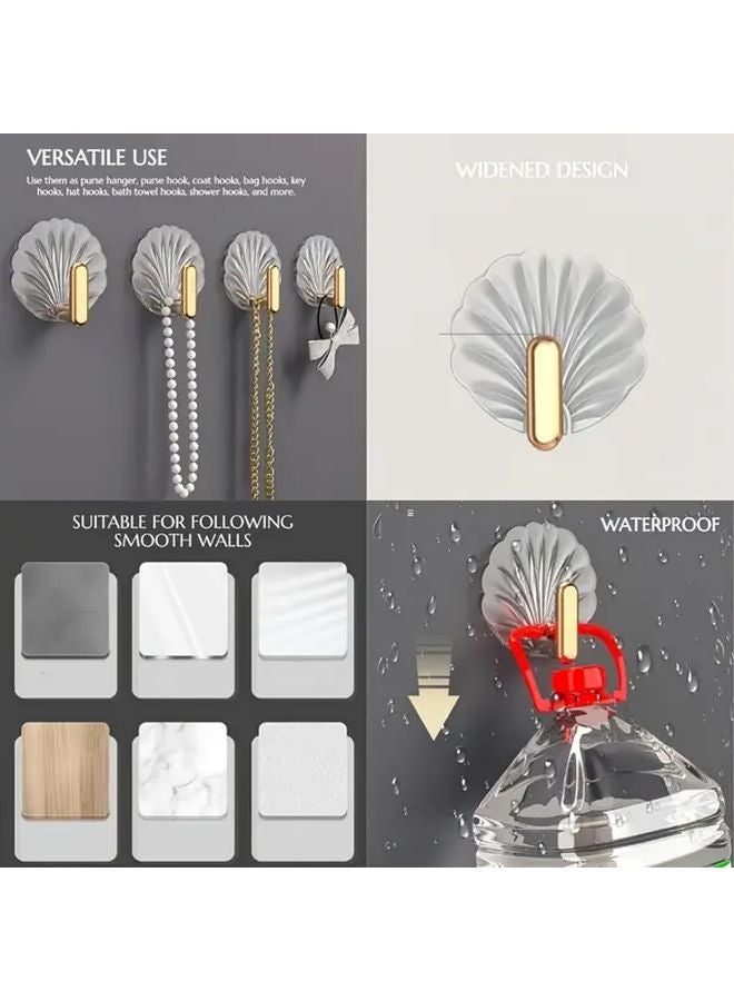 24pcs Strong Adhesive Wall Hooks for Keys Bags and Over Door Hanging - Image 4