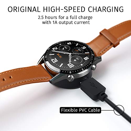 AWINNER Charger Compatible for Huawei Smartwatch GT Classic Sport, GT2, GT 2e, Honor Watch Magic Magic 2, Honor Watch Dream - USB Charging Cable 100cm (1-Pack White) - Image 4