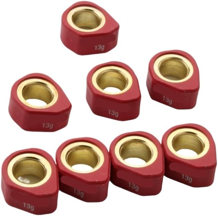 Motorcycle 8PC Racing Roller Weights 20x12mm 9g 11g 13g 16g Fit For 250 YP X-City X-Max 250cc 4-Stroke Engine(20x12mm 13g) - Image 1