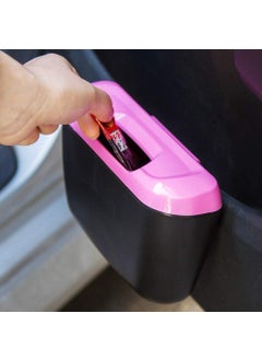 YAGVIZ Yagviz Car Rubbish Dustbin Vehicle Trash Can Car Storage Case Side Hanging Automobile Trash Bin Auto Accessories  - Image 1