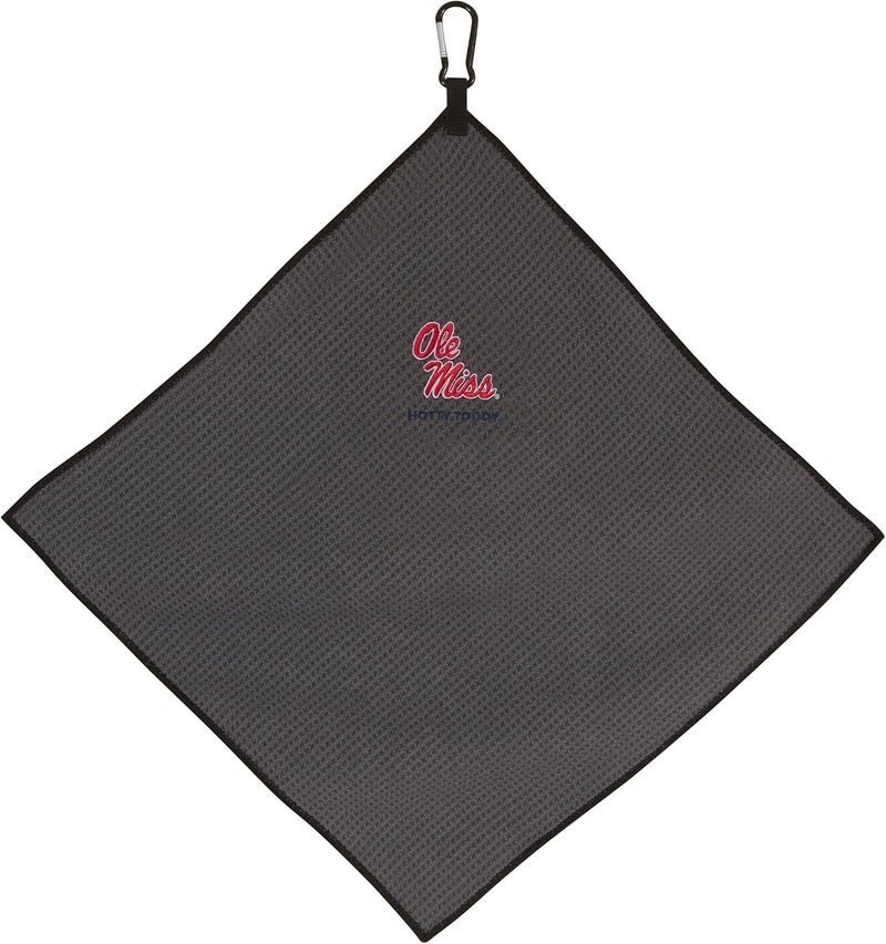 Team Effort Collegiate 15" x 15" Grey Microfiber Towel - Image 1