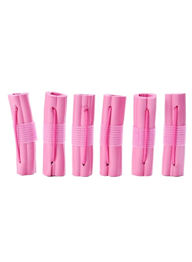 Generic 6-Piece Magic Sponge Hair Curler Rollers Set  - Image 1