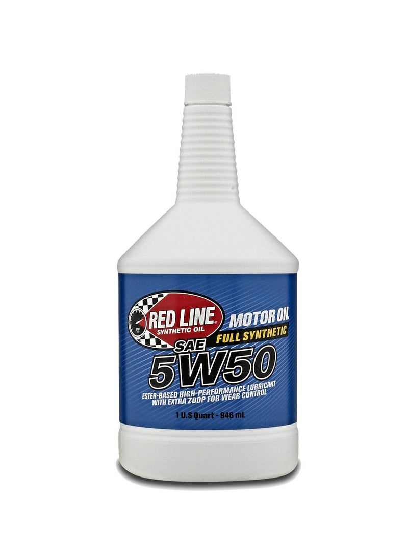 RED LINE OIL 11604 High Performance Motor Oil 5W50 0.95 L (1 qt)