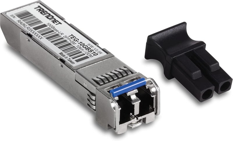 Trend Net SFP to RJ45 10GBASE-LR SFP+ Single Mode LC Module, TEG-10GBS10, Up to 10 km (6.2 Miles), Hot Pluggable SFP Transceiver, Duplex LC Connector, 1310nm, 3.3V Power Supply, Lifetime Protection - Image 1