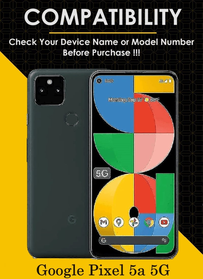 AINA 4 Pieces Tempered Glass Screen Protector 5D Designed For Google Pixel 5a 5G Full Glue Edge to Edge Full Screen Coverage And Bubble Free - Image 3