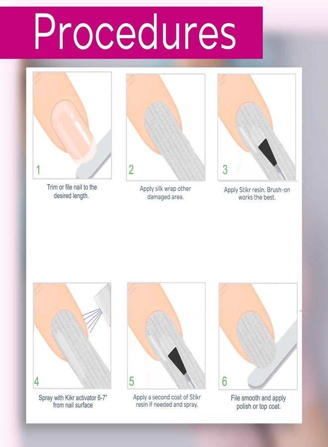 Backscratchers Sheeeer Magic Silk Wrap - Self Adhesive Manicure Nail Art Tool - DIY Nail Extension - 2 Count - Image 2