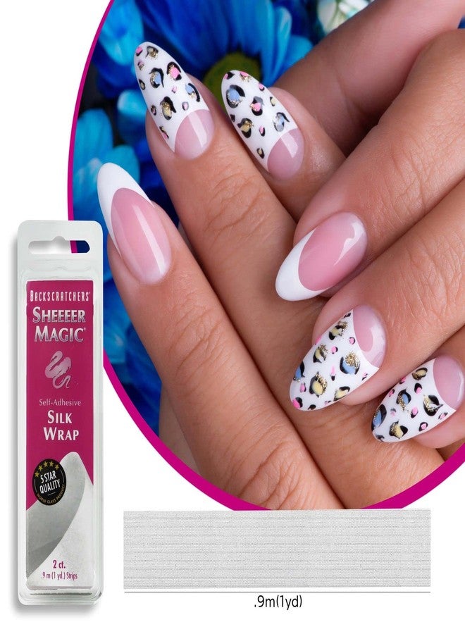 Backscratchers Sheeeer Magic Silk Wrap - Self Adhesive Manicure Nail Art Tool - DIY Nail Extension - 2 Count - Image 5