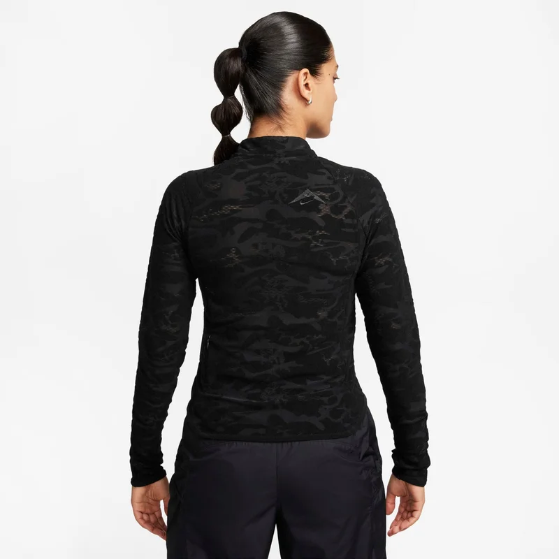 Nike Women's Dri-FIT 1/4-Zip Mid Layer Trail T-Shirt