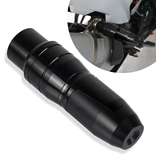 Universal Motorcycle Anti Falling Exhaust Pipe Protection Bar CNC Aluminum Frame Sliders For GSXR 125 250 300 600 750 1000 CBR 500 125 250 300R 400RR 450SR 600RR 600F 900RR 954RR Black