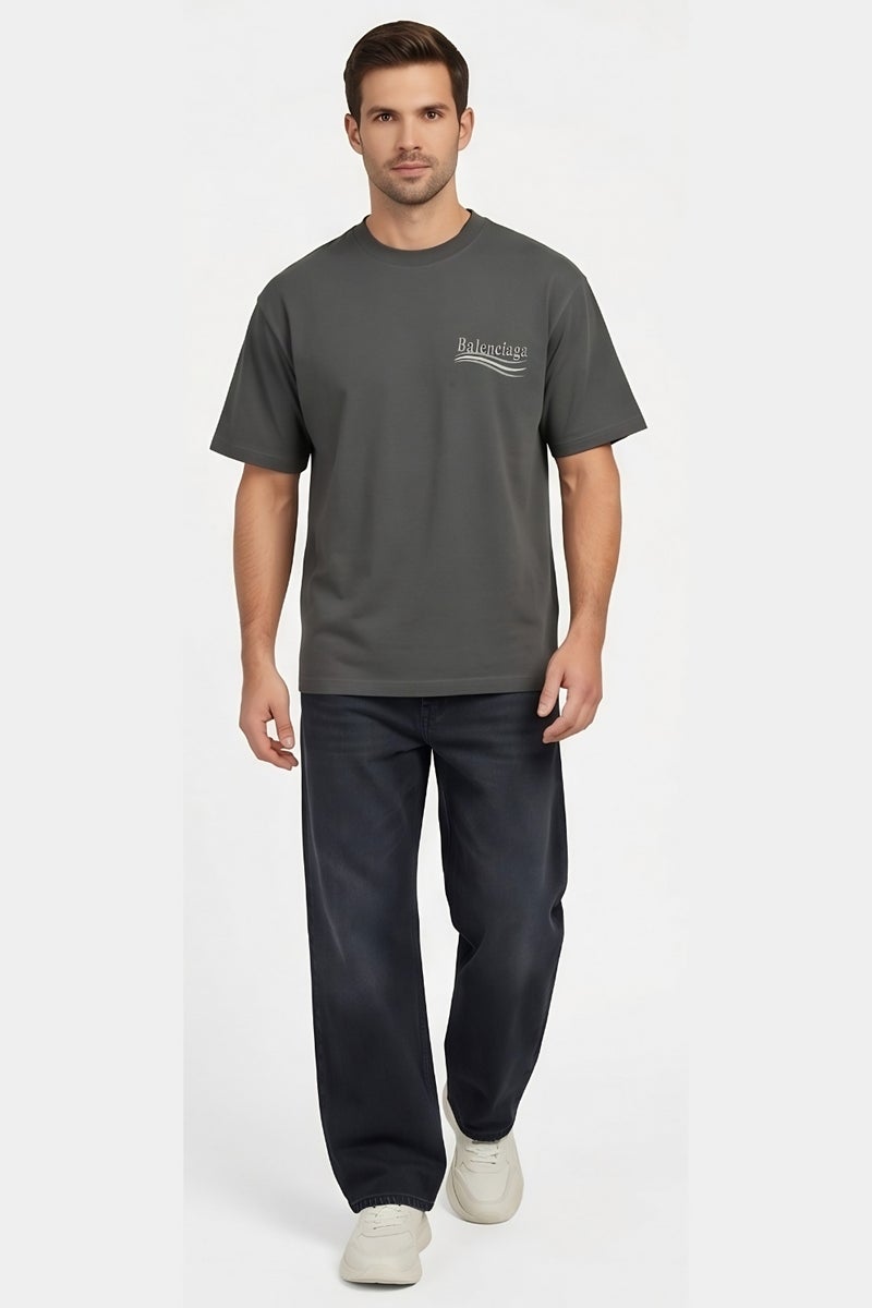 T-Shirt  with Embroidered Logo – Soft & Comfortable For Me - Image 1