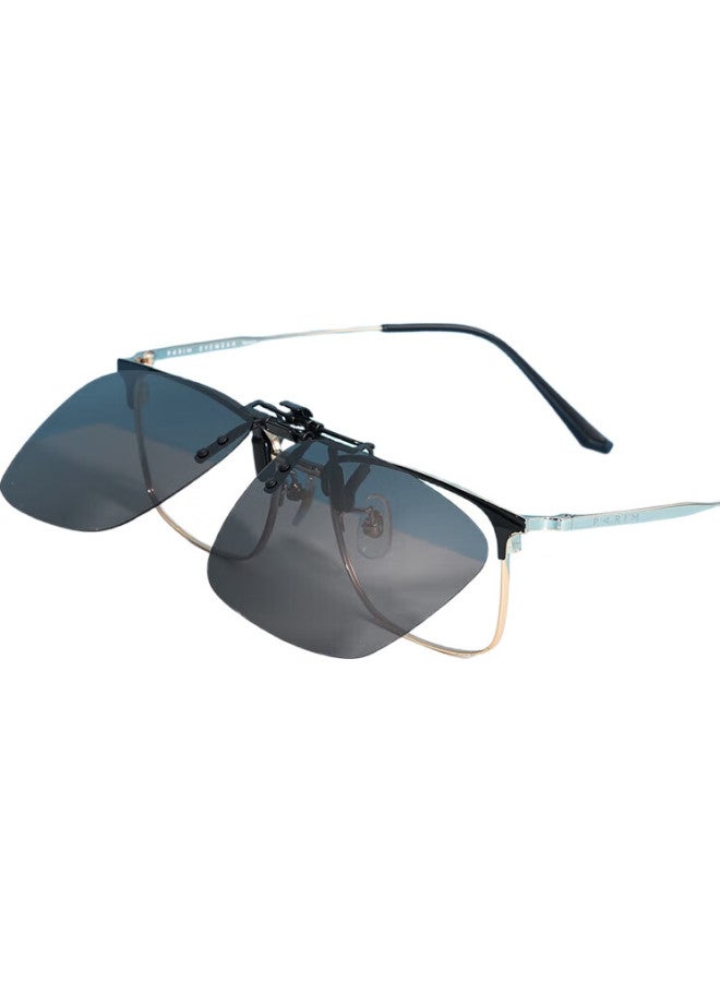 Naughty Mouse Polarized Sunglasses Clip-On Portable Hd Polarized Glasses Anti-Uv Gray + Night Vision - Image 3
