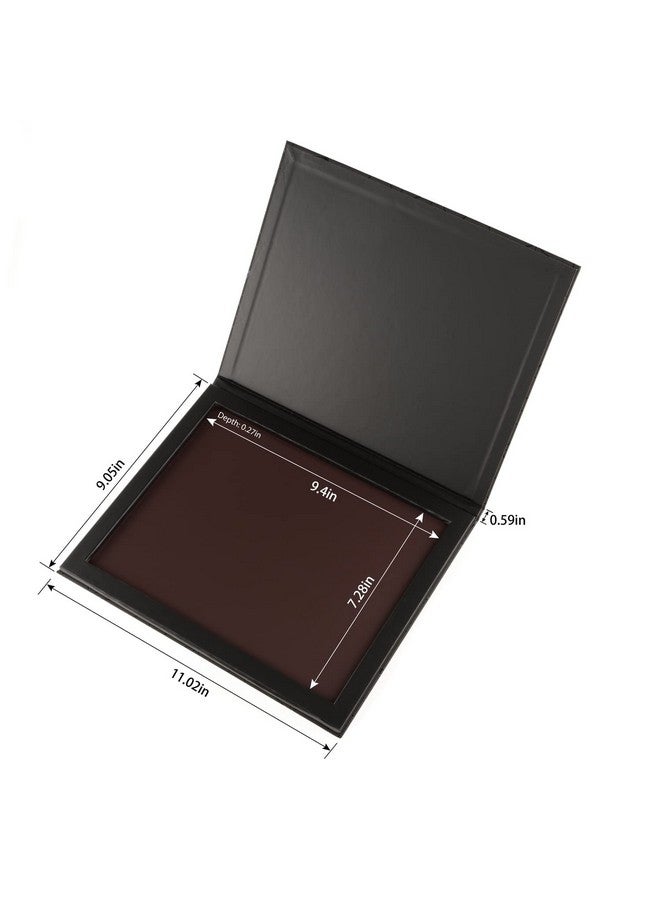 Allwon Extra Large Magnetic Palette Black Empty Makeup Palette For Eyeshadow Lipstick Blush Powder - Image 3