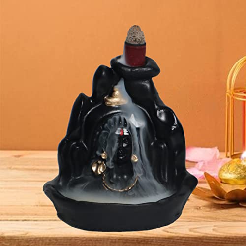 JAIPUR ACE Smoke Fountain Adiyogi Shiva Statue (Resin) for Car Dashboard, Pooja & Gift, Mahadev Murti, Idol, Lord Adiyogi Shankara for Home & Office Decor (Smoke Fountain Adiyogi) - Image 3
