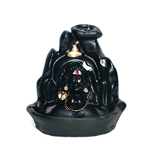 JAIPUR ACE Smoke Fountain Adiyogi Shiva Statue (Resin) for Car Dashboard, Pooja & Gift, Mahadev Murti, Idol, Lord Adiyogi Shankara for Home & Office Decor (Smoke Fountain Adiyogi) - Image 2
