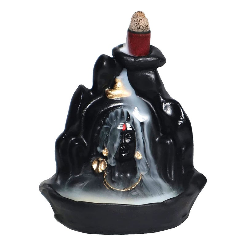 JAIPUR ACE Smoke Fountain Adiyogi Shiva Statue (Resin) for Car Dashboard, Pooja & Gift, Mahadev Murti, Idol, Lord Adiyogi Shankara for Home & Office Decor (Smoke Fountain Adiyogi) - Image 5
