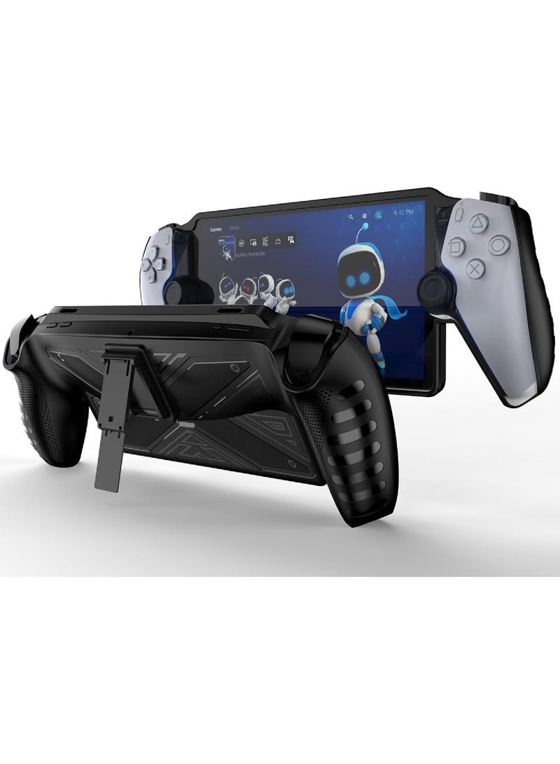 Captaintech Case for PlayStation Portal Remote Player - With Stand - Soft TPU Bumper - Anti Slip - Easy to Grip - Image 1