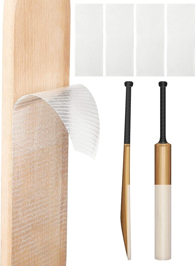 YMD 9 Pc New Cricket Bat Protection Fiber English Tape for Bat Safety Protection Tape (White) - Image 1