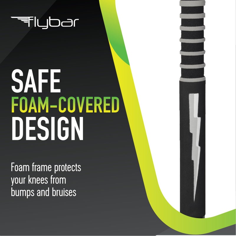 Flybar Foam Maverick Pogo Stick for Kids Ages 5+, Weights 40 to 80 Pounds by The Original Pogo Stick Company , Black/Silver - Image 4