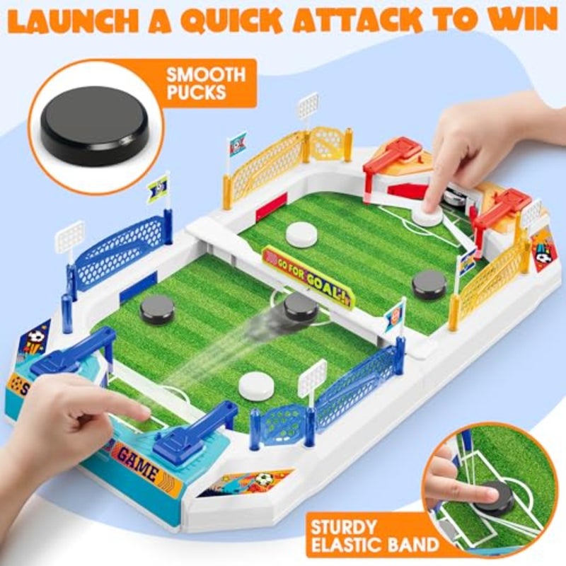 Mini Soccer Board Game for,Birthday Christmas Soccer Gifts for 3 4 5 6 7 8-12 Year Old Boys, Football Table Toys, Pinball Interactive Sports Game for Indoor, Home Party, Family, Playroom, Travel - Image 5