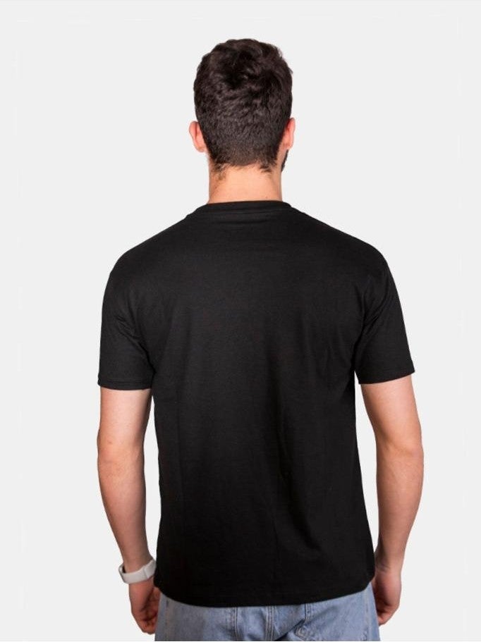 Çapıt Çapit Unisex 100% Cotton Standard Cut Zero Collar Short Sleeve Red T-Shirt  - Image 3