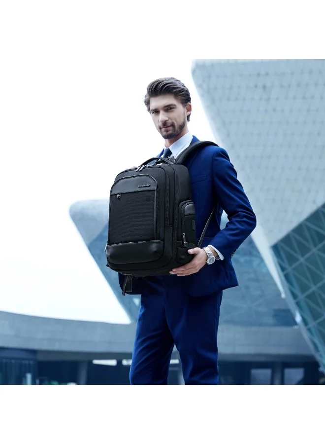 أركتيك هانتر Unisex Laptop Backpack Water Resistant Daypack with USB/C – type Port for Business Casual Travel College for Men Women, B00683, Black