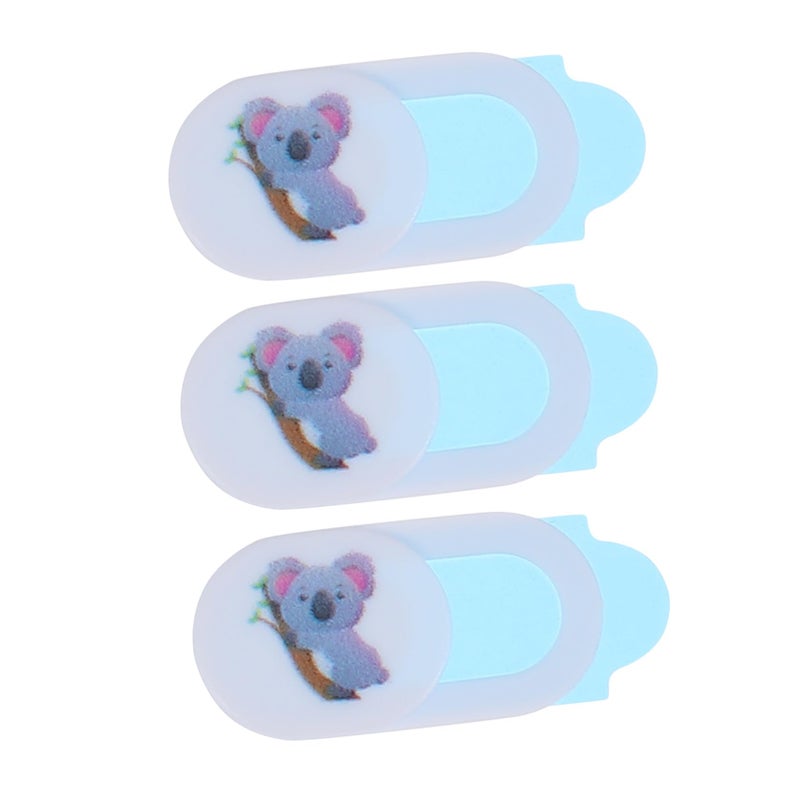 3PCS Animal Pattern Webcam Covers Slide Ultra Thin Design for Laptop Tablet Phone Privacy Protection - Image 2