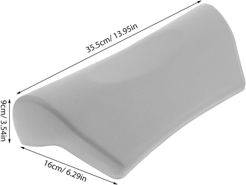 Bath Pillow for Tub Soft Pu Foam Bathtub Headrest with Suction Cups Waterproof Spa Cushion Neck Support for Adult Relaxing Bathing - Image 2