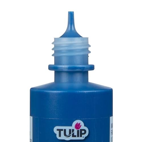 Tulip Puff Fabric Paint , Permanent Craft Paint for Clothes, DIY Projects, Notoxic, 4 fl oz, Shiny Navy Blue - Image 4
