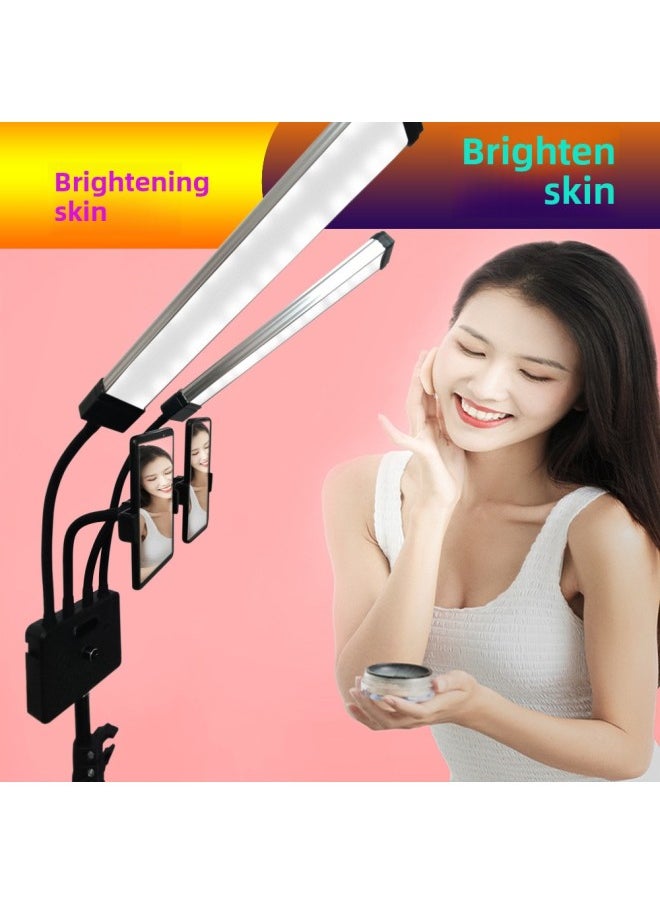 Generic - HT-18R Arm Lamp Live Bracket Fill Light Lamp Short Video Lighting Lamp Anchor Beauty LED Lamp Holder-Color:1.9 M Anti-folding Bracket - Image 1