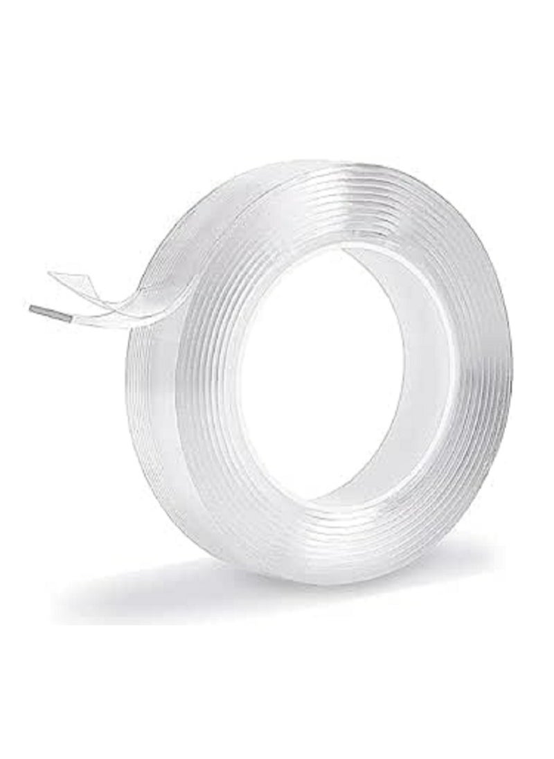 Generic - Double Face Nano is very strong and transparent. Suitable for all surfaces. Length 3 meters. Width 12 mm. Suitable for all installations. Any contributor when removing the design as well. High viscosity. - Image 1