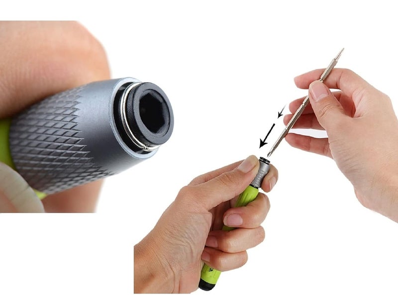 WOWSOME WOWSOME Mobile Repairing Tools 1 Tweezers and 5 Plastic Openers 1 steel opener pry tool Repair Tool Kits for Mobile Phone PC Laptop Tablet Watch Hand Tool Kit 15 Tools - Image 4