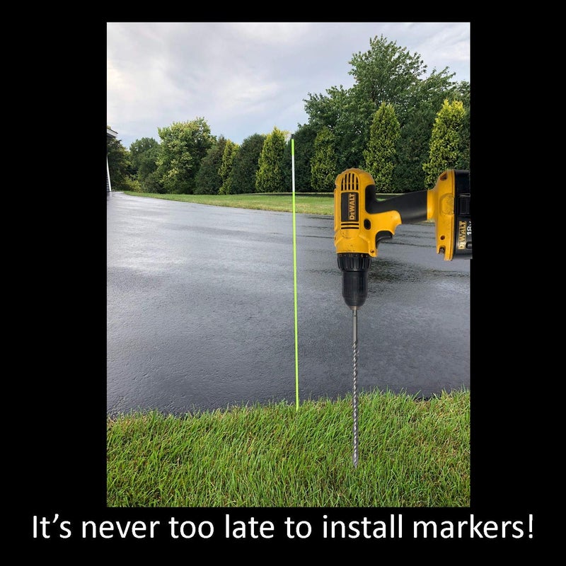 Keyfit Tools 12" 304 Stainless Steel Contractor Grade MarkerBit Driveway Markers Installation Drill Bit Easily Drill in Snow Plow Stakes reflectors ~Rocky Hard Pan Frozen Ground & Ice No Problem - Image 4