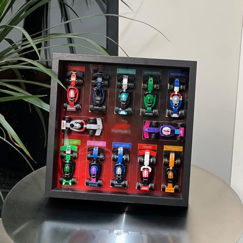 iLuane Display Wallboard for Race Cars 66796 Holds 12 Cars on One Frame Adult Collectibles Wall Mount Home or Office Dcor Style B No Car Included - Image 5