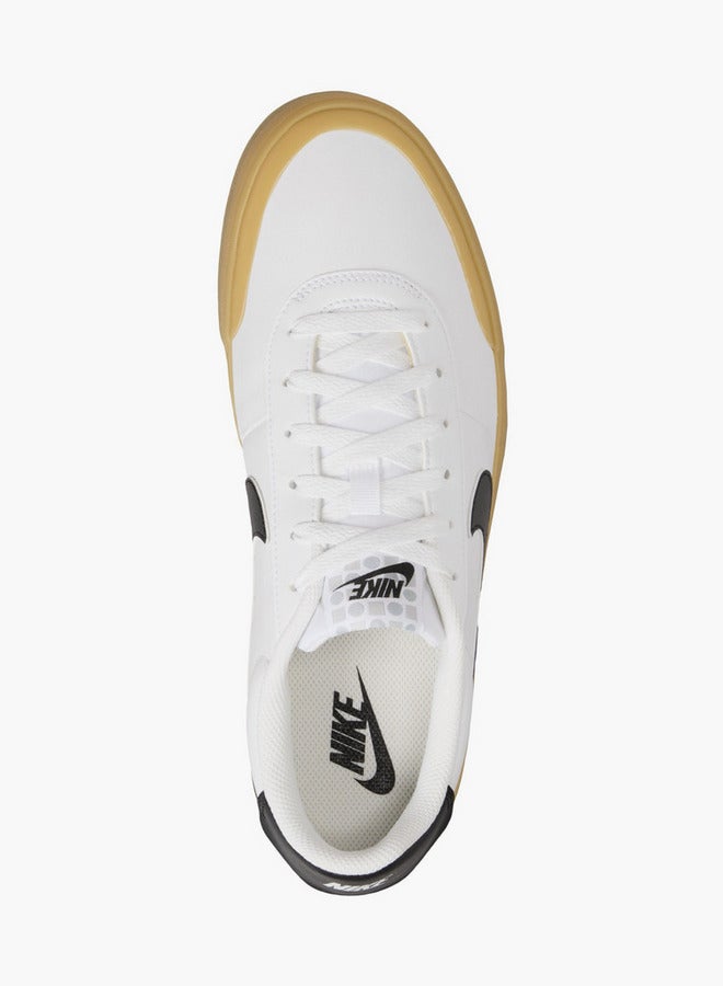 Nike Men COURT SHOT Logo Applique Lace-Up Sneakers - Image 2