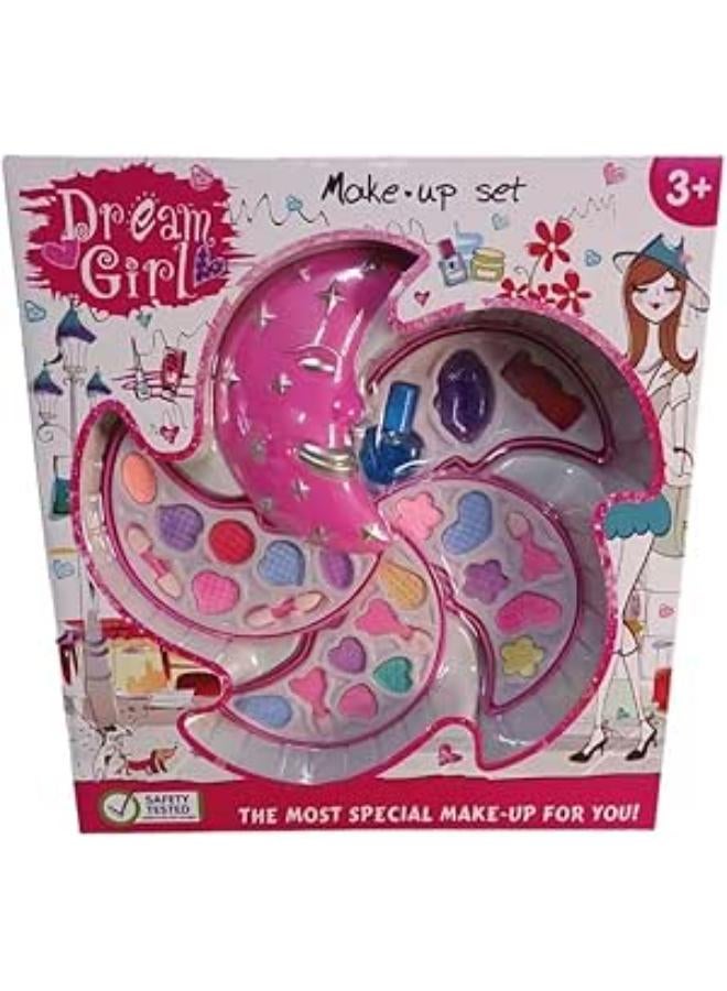 مجموعة مكياج آمنة للأطفال للبنات - من متجر نيكست مع مستحضرات تجميل قابلة للغسل وغير سامة في صندوق أنيق - لعبة تجميل تعليمية ممتعة