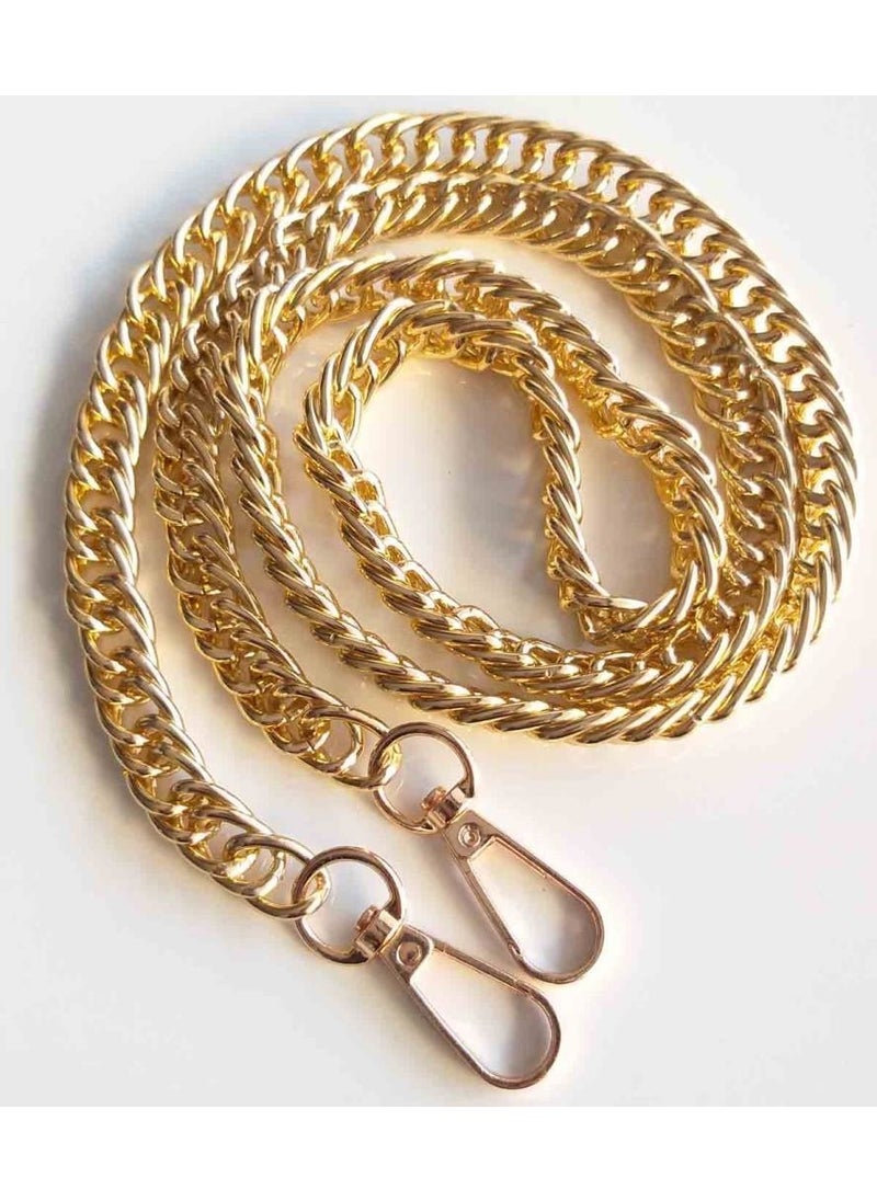 Angel Çanta Aksesuar Angel Bag Accessory Double Ring Light Gold Chain Hook 