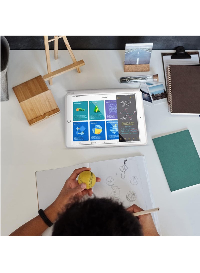 روك بو جراب حافظة لجهاز iPad مقاس 9.7 بوصة، جراب iPad 6th 5th Generation، جراب iPad Air 2، جراب iPad Air، جراب TPU ناعم رفيع مع حامل جراب ذكي لجهاز iPad 9.7 2018 2017 موديل iPad Air 2 Air 1 - Image 4