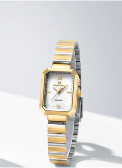 NAVIFORCE Stainless Steel Dual Tone Analog Wrist Watch For Women NF5050 G/W/G  - Image 3