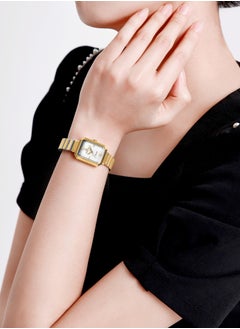 NAVIFORCE Stainless Steel Dual Tone Analog Wrist Watch For Women NF5050 G/W/G  - Image 5