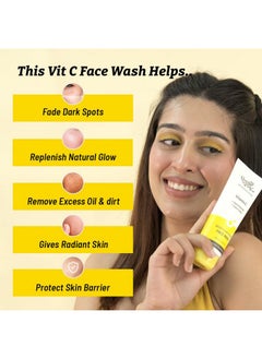 Chemist at Play 30X Vitamin C Face Wash | Cleans Oil & Dirt | Fades Dark Spots | Improves Radiance | For All Skin Types | For Men & Women | Vegan | Sls & Paraben Free | 100 Ml  - Image 5