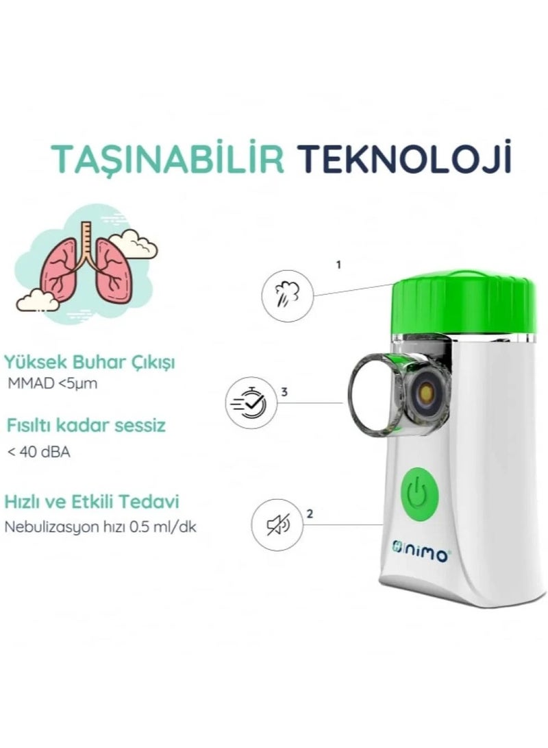 Nimo Nemo Turkish Portable Nebulizer Steamer MESH-01 - Image 2
