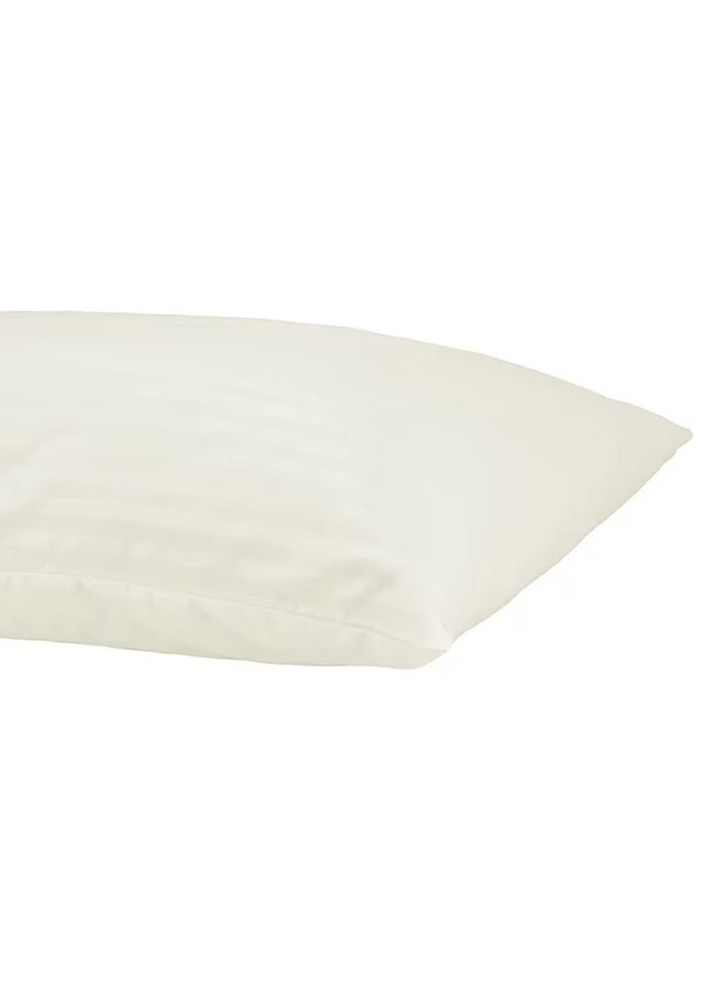 Cannon Pillow Sham 1Pc Stripe Ivory C